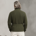 Men's Classic Casual Stand-up Collar Zip-up Knit Cardigan (belt Included) MTA0492K7K
