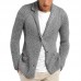 Men's Retro Casual Solid Color Lapel Pocket Cardigan 36244781Y Men's Retro Casual Solid Color Lapel Pocket Cardigan 36244781Y