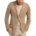 Men's Retro Casual Solid Color Lapel Pocket Cardigan 36244781Y Men's Retro Casual Solid Color Lapel Pocket Cardigan 36244781Y